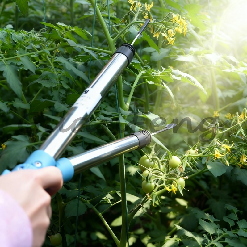 Agriculture Tomato Farming - 220V‑50Hz 6A Elektrische Vibratie-Bloemstofstofmachine Draagbare Pluimooier