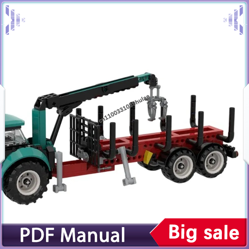 Farming Agriculture Model - Urban City Tractor MOC-bouwset, model van