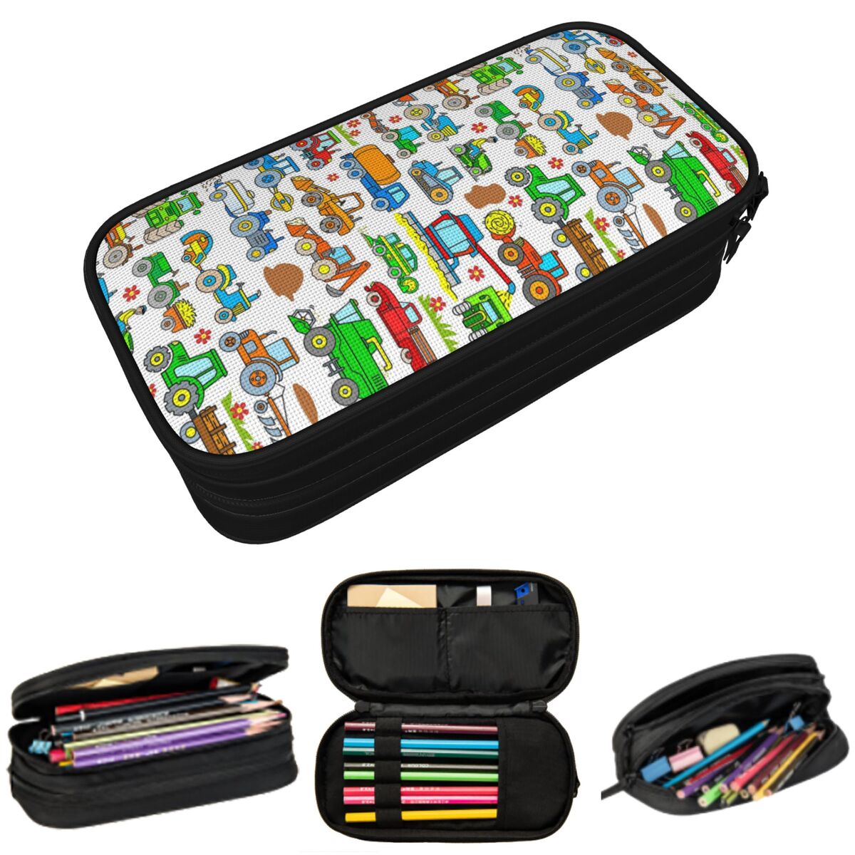 Agriculture Farming School - Tractor Landbouwmachines Landbouwapparatuur Etui voor jongens