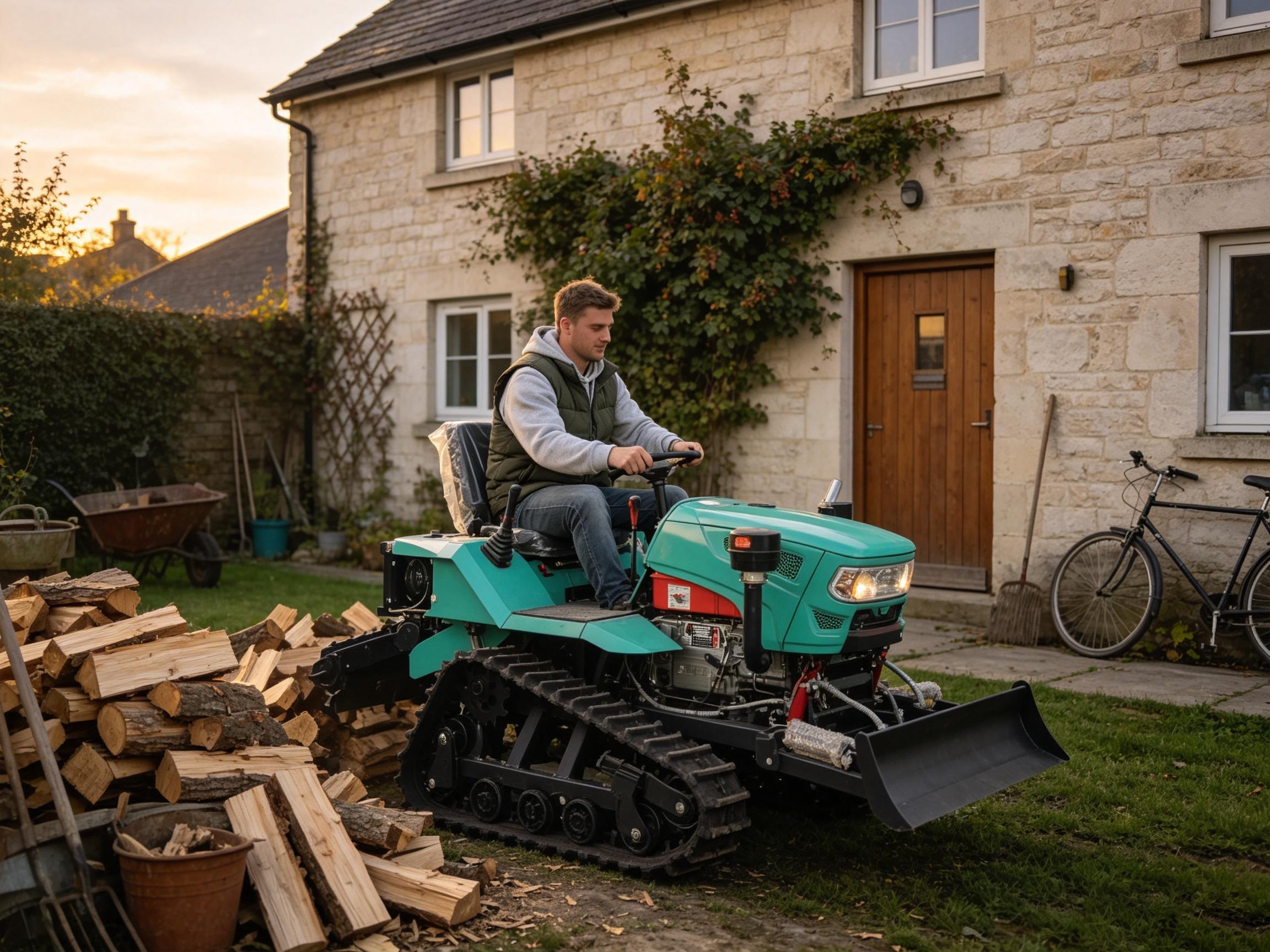 Agriculture.Farming Design - 45PK diesel aangedreven rupslandbouwtractor met compact