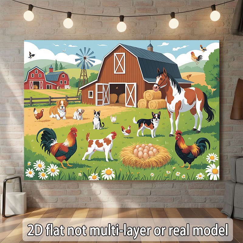 2D platte ontwerp, 1-delige ba - Agriculture Farming School recensie en prijs
