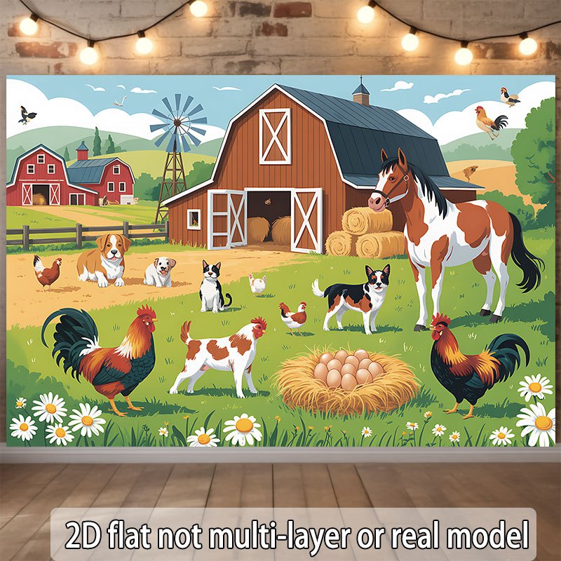 2D platte ontwerp, 1-delige ba - Agriculture Farming School recensie en prijs