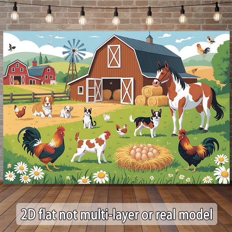 2D platte ontwerp, 1-delige ba - Agriculture Farming School recensie en prijs